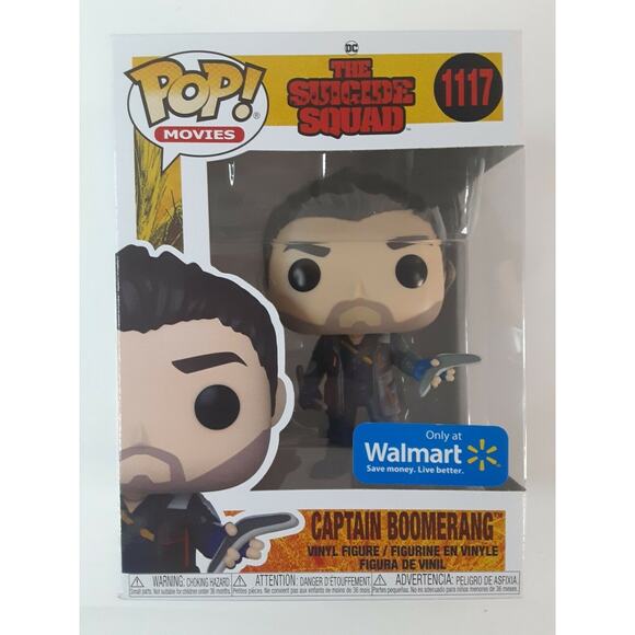 Funko Pop Movies DC The Suicide Squad Captain Boomerang #1117 Walmart Exclusive - Picture 1 of 6